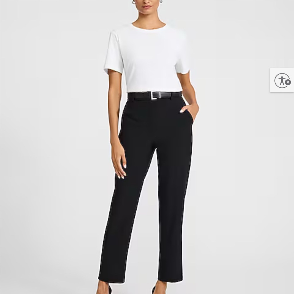 Express Black Straight Leg Women's Pants